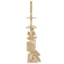 Rascador para gatos poste rascador de sisal 230-250 cm beige en Mobiliario para gatos | Comprar online en Foru.es