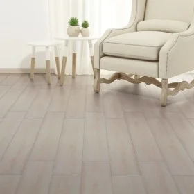 Lamas suelo PVC autoadhesivas 5,21 m² 2 mm roble clásico blanco de vidaXL, Suelos y moquetas - Ref: Foro24-330179, Precio: 89...