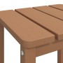 Mesa de jardín Adirondack HDPE marrón 38x38x46 cm en Mesas de jardín | Comprar online en Foru.es