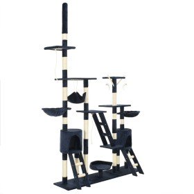 Rascador para gatos con poste de sisal 230-250 cm azul en Mobiliario para gatos | Comprar online en Foru.es