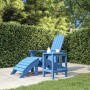 Mesa de jardín Adirondack HDPE azul agua 38x38x46 cm en Mesas de jardín | Comprar online en Foru.es