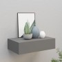 Estante con cajón de pared MDF gris 40x23,5x10 cm de vidaXL, Estantes y estanterías - Ref: Foro24-330245, Precio: 49,82 €, De...