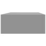 Estante con cajón de pared MDF gris 40x23,5x10 cm de vidaXL, Estantes y estanterías - Ref: Foro24-330245, Precio: 49,82 €, De...