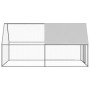 Jaula gallinero de exterior de acero galvanizado 2x4x2 m de vidaXL, Jaulas y habitáculos para animales pequeños - Ref: Foro24...