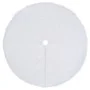 Falda del árbol de Navidad blanca 90 cm cuero sintético de vidaXL, Cubrepié del árbol de Navidad - Ref: Foro24-330269, Precio...