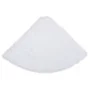 Falda del árbol de Navidad blanca 90 cm cuero sintético de vidaXL, Cubrepié del árbol de Navidad - Ref: Foro24-330269, Precio...