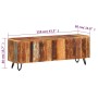 Mueble de TV madera maciza reciclada 110x30x40 cm de vidaXL, Muebles TV - Ref: Foro24-337842, Precio: 161,97 €, Descuento: %