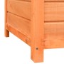 Caseta para perros madera maciza pino y abeto 120x77x86 cm en Casetas para perros | Comprar online en Foru.es