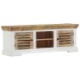 Mueble de TV madera maciza de mango 110x30x40 cm de vidaXL, Muebles TV - Ref: Foro24-337848, Precio: 257,91 €, Descuento: %
