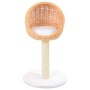Rascador para gatos con poste de sisal madera natural de sauce en Mobiliario para gatos | Comprar online en Foru.es