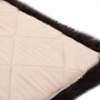 Cojines de sillas 2 uds piel de oveja auténtica marrón 40x40 cm de vidaXL, Cojines para sillas y sofás - Ref: Foro24-283886, ...
