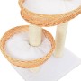 Rascador para gatos con poste de sisal madera natural de sauce en Mobiliario para gatos | Comprar online en Foru.es