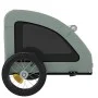 Remolque de bicicleta para perros hierro y tela Oxford gris de vidaXL, Cochecitos para mascotas - Ref: Foro24-93951, Precio: ...