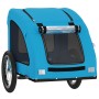 Remolque de bicicleta mascotas hierro tela Oxford azul de vidaXL, Cochecitos para mascotas - Ref: Foro24-93960, Precio: 101,2...