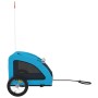 Remolque de bicicleta mascotas hierro tela Oxford azul de vidaXL, Cochecitos para mascotas - Ref: Foro24-93960, Precio: 101,2...