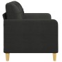 Sofá de 2 plazas de tela negro 140 cm de vidaXL, Sofás - Ref: Foro24-359095, Precio: 193,00 €, Descuento: %