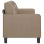 Sofá de 3 plazas de cuero sintético color capuchino 180 cm de vidaXL, Sofás - Ref: Foro24-359126, Precio: 268,49 €, Descuento: %