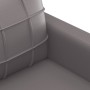 Sofá de 3 plazas de cuero sintético gris 180 cm de vidaXL, Sofás - Ref: Foro24-359124, Precio: 271,14 €, Descuento: %
