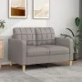 Sofá de 2 plazas de tela gris taupé 120 cm de vidaXL, Sofás - Ref: Foro24-359090, Precio: 196,76 €, Descuento: %