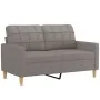 Sofá de 2 plazas de tela gris taupé 120 cm de vidaXL, Sofás - Ref: Foro24-359090, Precio: 196,76 €, Descuento: %