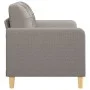 Sofá de 2 plazas de tela gris taupé 120 cm de vidaXL, Sofás - Ref: Foro24-359090, Precio: 196,76 €, Descuento: %