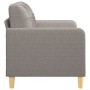 Sofá de 2 plazas de tela gris taupé 120 cm de vidaXL, Sofás - Ref: Foro24-359090, Precio: 199,83 €, Descuento: %