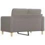 Sofá de 2 plazas de tela gris taupé 120 cm de vidaXL, Sofás - Ref: Foro24-359090, Precio: 196,76 €, Descuento: %