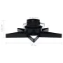 Soporte para árbol de Navidad negro 47x47x13,5 cm de vidaXL, Soportes para árboles de Navidad - Ref: Foro24-331315, Precio: 3...