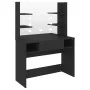 Tocador de maquillaje con luces LED MDF negro 100x40x135 cm de vidaXL, Tocadores para dormitorios - Ref: Foro24-331540, Preci...