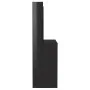 Tocador de maquillaje luces LED MDF negro brillo 100x40x135 cm de vidaXL, Tocadores para dormitorios - Ref: Foro24-331541, Pr...