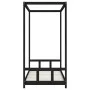 Estructura de cama para niños madera de pino negro 90x190 cm de vidaXL, Cunas y camas para niños - Ref: Foro24-834518, Precio...
