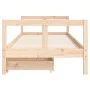Estructura de cama para niños con cajones madera pino 80x200 cm de vidaXL, Cunas y camas para niños - Ref: Foro24-834405, Pre...