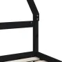 Estructura de cama niños con cajones madera pino negro 80x200cm de vidaXL, Cunas y camas para niños - Ref: Foro24-834467, Pre...
