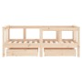 Estructura de cama para niños con cajones madera pino 70x140 cm de vidaXL, Cunas y camas para niños - Ref: Foro24-834411, Pre...
