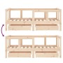 Estructura de cama para niños con cajones madera pino 70x140 cm de vidaXL, Cunas y camas para niños - Ref: Foro24-834411, Pre...