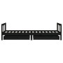 Estructura de cama niños con cajones madera pino negro 80x200cm de vidaXL, Cunas y camas para niños - Ref: Foro24-834407, Pre...