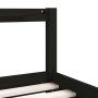 Estructura de cama niños con cajones madera pino negro 80x200cm de vidaXL, Cunas y camas para niños - Ref: Foro24-834407, Pre...