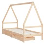 Estructura de cama infantil con cajones madera pino 90x190 cm de vidaXL, Cunas y camas para niños - Ref: Foro24-834477, Preci...