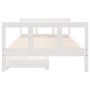 Estructura cama niños con cajones madera pino blanco 90x200 cm de vidaXL, Cunas y camas para niños - Ref: Foro24-834409, Prec...
