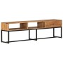 Mueble de TV madera maciza de acacia 160x30x45 cm de vidaXL, Muebles TV - Ref: Foro24-337991, Precio: 120,67 €, Descuento: %