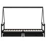 Estructura de cama niños con cajones madera pino negro 90x200cm de vidaXL, Cunas y camas para niños - Ref: Foro24-834470, Pre...