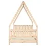 Estructura de cama para niños madera maciza de pino 90x200 cm de vidaXL, Cunas y camas para niños - Ref: Foro24-834498, Preci...