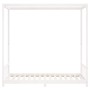 Estructura de cama para niños madera de pino blanco 90x190 cm de vidaXL, Cunas y camas para niños - Ref: Foro24-834517, Preci...