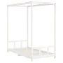 Estructura de cama para niños madera de pino blanco 90x190 cm de vidaXL, Cunas y camas para niños - Ref: Foro24-834517, Preci...