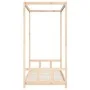 Estructura de cama infantil madera maciza de pino 90x190 cm de vidaXL, Cunas y camas para niños - Ref: Foro24-834516, Precio:...