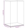 Caja de exposición acrílico transparente 22x18x35 cm de vidaXL, Mostradores - Ref: Foro24-154904, Precio: 55,78 €, Descuento: %