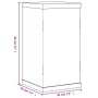 Caja de exposición acrílico transparente 20x20x38 cm de vidaXL, Mostradores - Ref: Foro24-154920, Precio: 39,37 €, Descuento: %