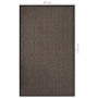 Felpudo beige 90x150 cm de vidaXL, Felpudos - Ref: Foro24-331579, Precio: 52,15 €, Descuento: %