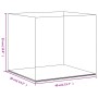Caja de exposición acrílico transparente 40x36x35 cm de vidaXL, Mostradores - Ref: Foro24-154905, Precio: 90,24 €, Descuento: %