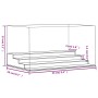 Caja de exposición acrílico transparente 24x16x13 cm de vidaXL, Mostradores - Ref: Foro24-154895, Precio: 46,00 €, Descuento: %